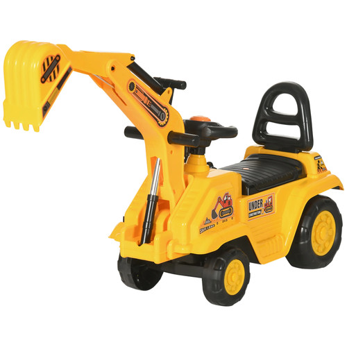 Kids ride excavator - excavator, tractor