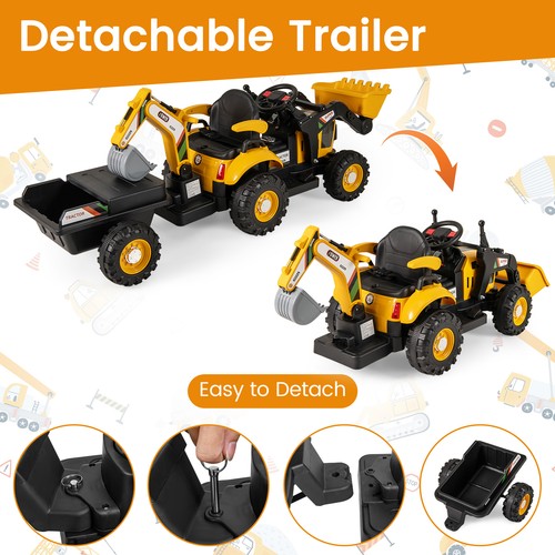 Tractor excavator bulldozer - tractor,