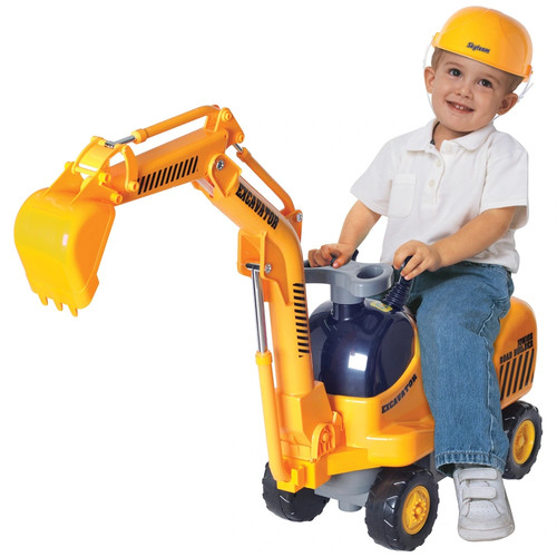 Kids micro excavator - excavator, push