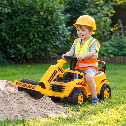 Ride excavator tractor - on, excavator,