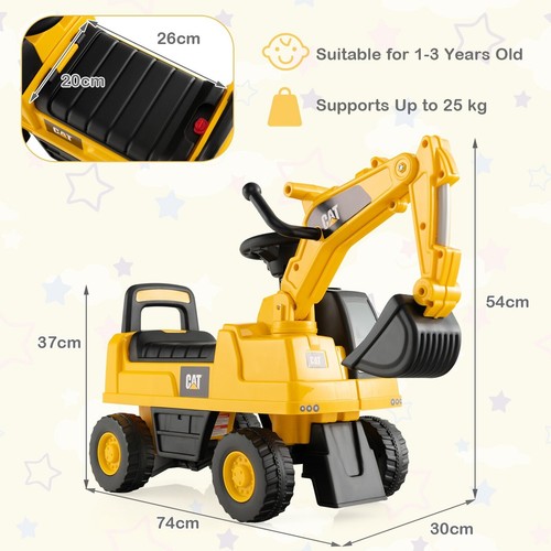 Kids ride excavator - kids, toy