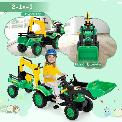 In1 kids ride excavator - kids,