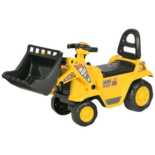 Homcom ride bulldozer - ride-on,