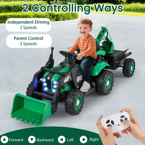 Green kids ride - kids, car